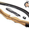 Лук рекурсивный Centershot Classic 68" (черные плечи) 22#