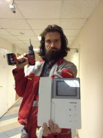 Установка видеодомофона монтаж под ключ