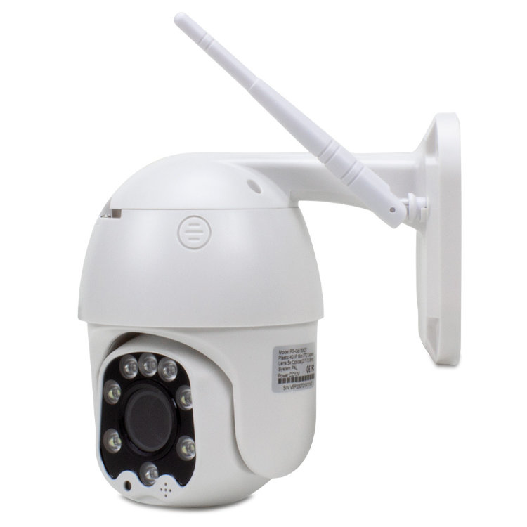 ORTHO-GBT-IMX307-2M4G Видеокамера 4G LTE IP 5MP WIFI поворотная с мотором, встроенный слот SIM карты 4G и слот TF Micro-SD карты, с возможностью подключения микрофона и динамика и ИК подсветка до 30 метров.