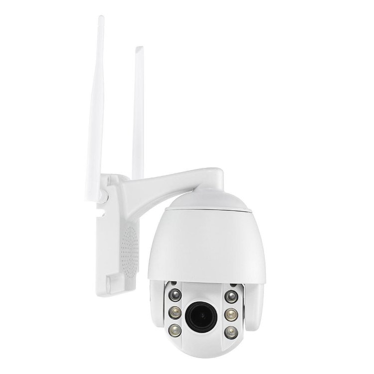 ORTHO-GBM-IM307-2M4G Видеокамера 4G LTE IP 5MP WIFI поворотная с мотором, автоматический ZOOM 5Х, встроенный слот SIM карты 4G и слот TF Micro-SD карты, с возможностью подключения микрофона и динамика и ИК подсветка до 40 метров. 1